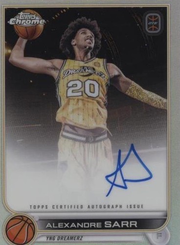 2022-23 Topps Chrome OTE Overtime Elite - Alexandre Sarr #CA-AS2