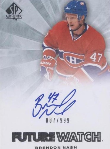 2011-12 SP Authentic - Brendon Nash #260