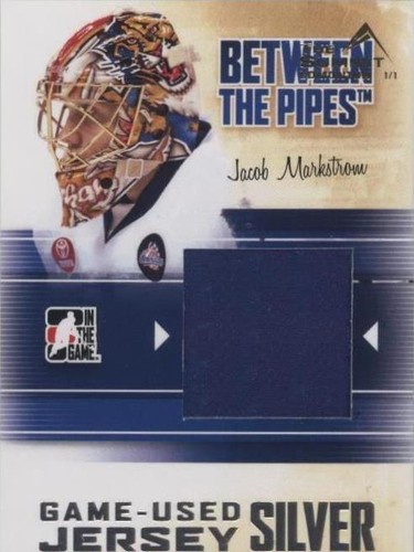 2010-11 In the Game Between the Pipes - Jacob Markstrom #M-21