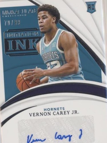 2020-21 Panini Immaculate Collection - Vernon Carey Jr. #INI-VCJ