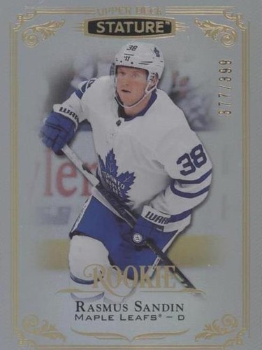 2019-20 Upper Deck Stature - Rasmus Sandin #195