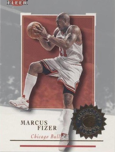 2000-01 Fleer Authority - Marcus Fizer #121