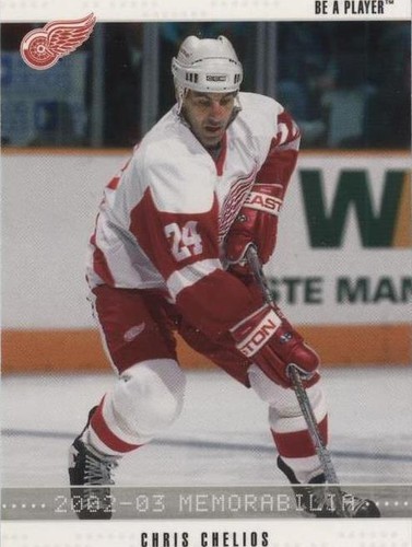 2002-03 In the Game Be A Player Memorabilia - Chris Chelios #84