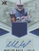 2017 Panini XR Marlon Mack #RSA-MM