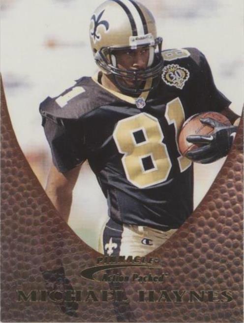 1997 Pinnacle Action Packed Michael Haynes #102