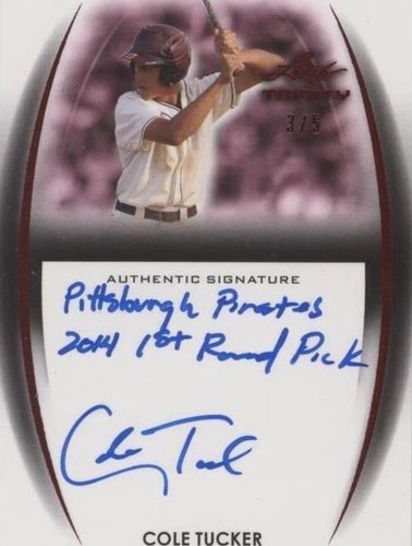 2014 Leaf Trinity - Cole Tucker #A-CT1