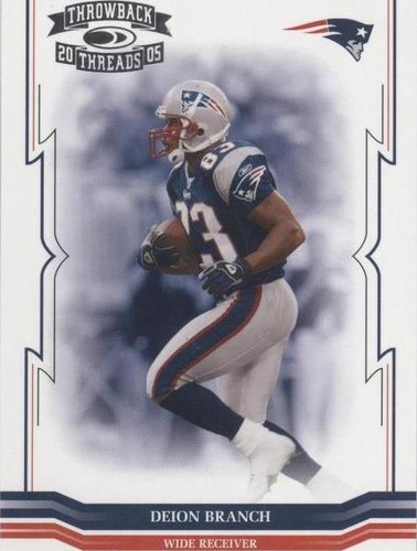 2005 Donruss Throwback Threads Deion Branch #87