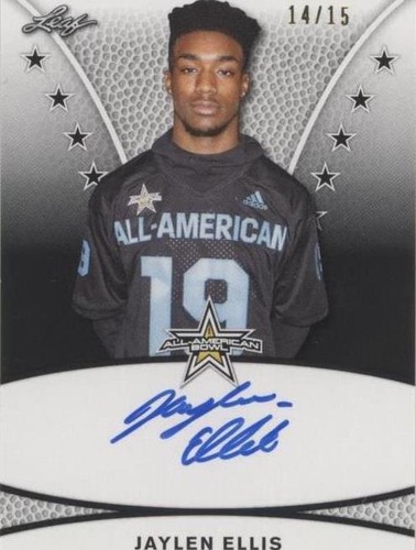 2019 Leaf Metal U.S. Army All-American Bowl Jaylen Ellis #TA-JE1