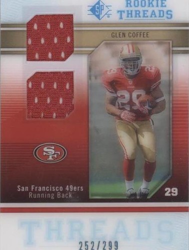2009 SP Threads Glen Coffee #RT-GC