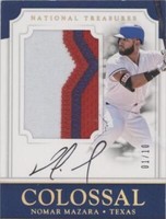2017 Panini National Treasures - Nomar Mazara #CMS-NM