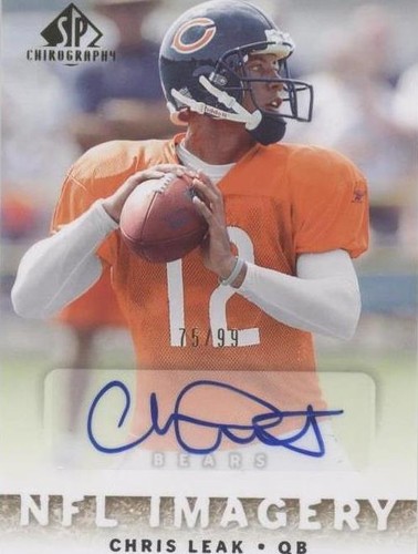 2007 SP Chirography Chris Leak #NFLI-CL