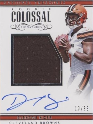 2017 Panini National Treasures Deshone Kizer #RCS-DK