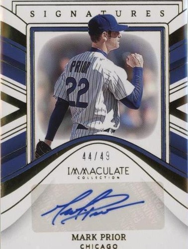 2023 Panini Immaculate Collection - Mark Prior #IS-MP