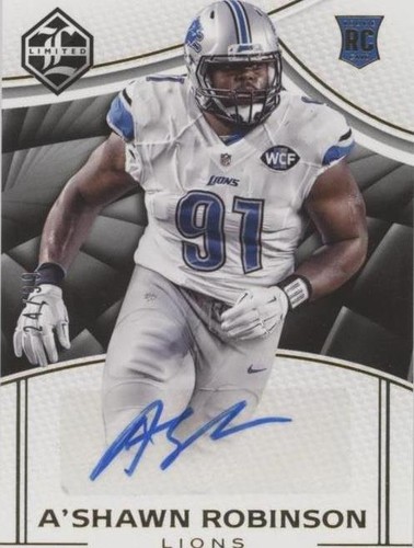 2016 Panini Limited A'Shawn Robinson #154