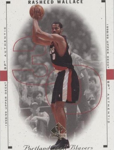 1998-99 SP Authentic - Rasheed Wallace #71