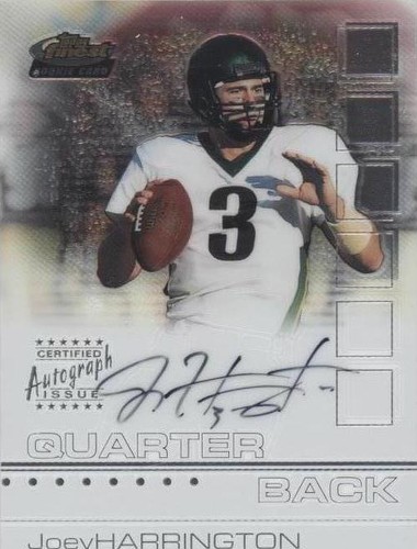 2002 Topps Finest Joey Harrington #116