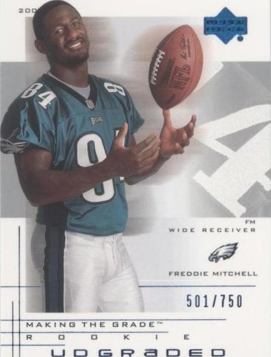 2001 UD Graded Freddie Mitchell #61
