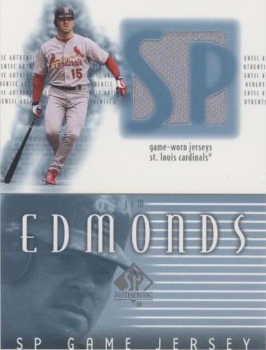 2002 SP Authentic - Jim Edmonds #J-JE