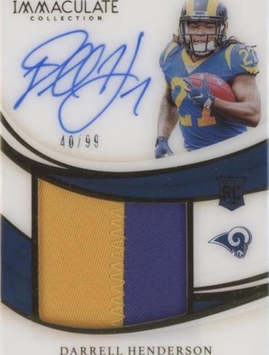 2019 Panini Immaculate Collection Darrell Henderson #PP-DHE