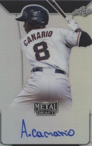 2018 Leaf Metal Draft - Alexander Canario #BA-AC1