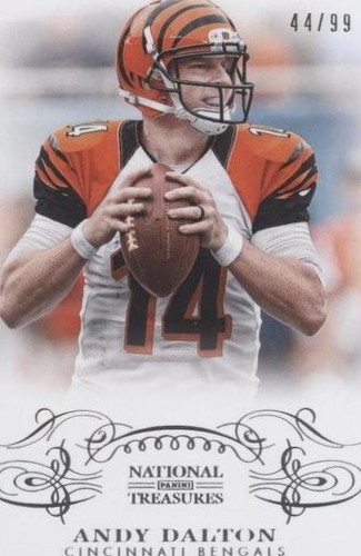 2013 Panini National Treasures Andy Dalton #20