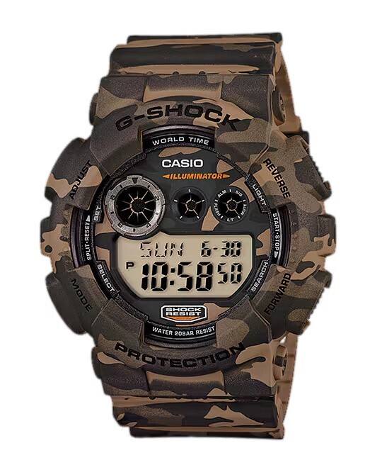 Casio G-SHOCK GD120CM-5 Men's XL Super LED 3-Eye Military