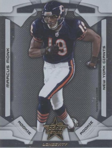 2008 Leaf Rookies & Stars Longevity Marcus Monk #158