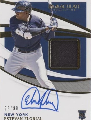 2021 Panini Immaculate Collection - Estevan Florial #IMA-EF