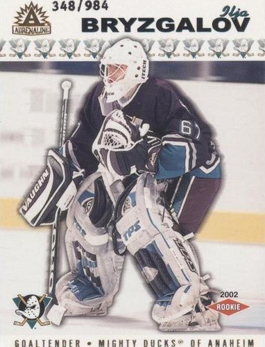 2001-02 Pacific Adrenaline - Ilya Bryzgalov #201