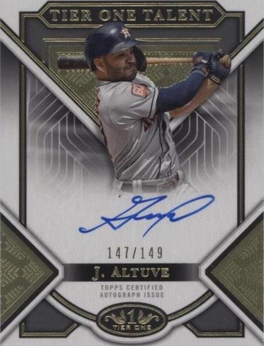 2023 Topps Tier One - Jose Altuve #T1TA-JAL