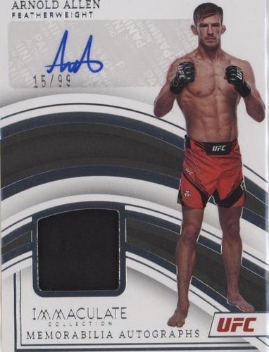 2023 Panini Immaculate Collection UFC - Arnold Allen #MA-AAL
