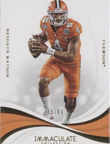 2019 Panini Immaculate Collection Collegiate Deshaun Watson #11