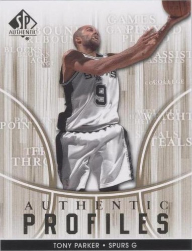 SP 09/25 HIS JERSEY # PSA 8 NM-MT 2002 TONY PARKER FLAIR ROW