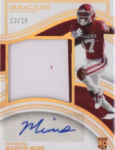2023 Panini Immaculate Collection Collegiate Marvin Mims #24