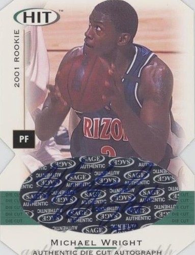 2001-02 SAGE Hit - Michael Wright #A2