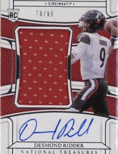 2022 Panini National Treasures Collegiate Desmond Ridder #51