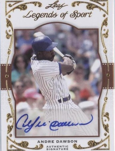 2011 Leaf Legends of Sport - Andre Dawson #BA-5