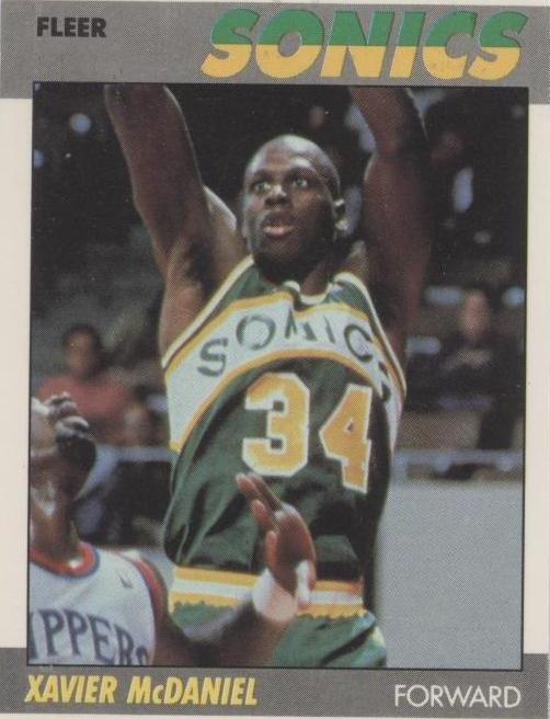 Fleer 1987-88 - Xavier McDaniel #73