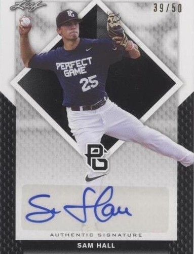 2016 Leaf Perfect Game National Showcase - Sam Hall #BA-163
