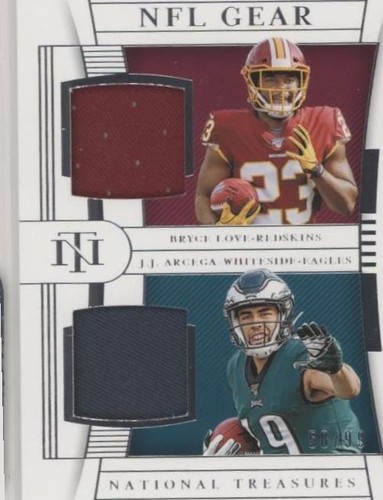 2019 Panini National Treasures Bryce Love J.J. Arcega-Whiteside #GCM-33