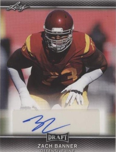2017 Leaf Draft Zach Banner #A-ZB1