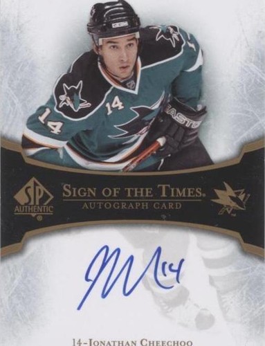 2007-08 SP Authentic - Jonathan Cheechoo #ST-JC