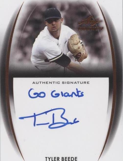 2014 Leaf Trinity - Tyler Beede #A-TB1