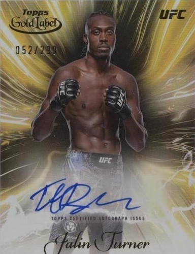 2024 Topps Gold Label UFC - Jalin Turner #SGS-JAT