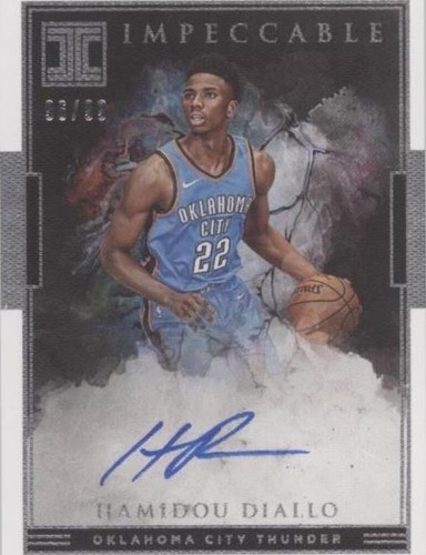 2018-19 Panini Impeccable - Hamidou Diallo #IR-HDL