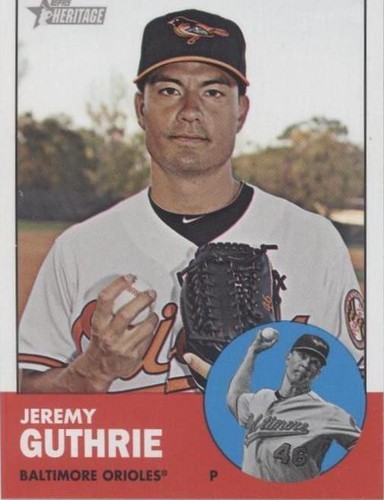 2012 Topps Heritage - Jeremy Guthrie #417