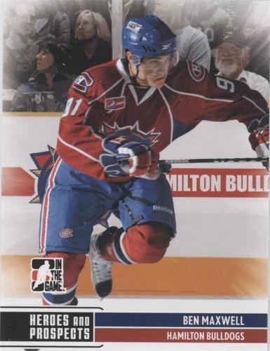 2009-10 In the Game Heroes and Prospects - Ben Maxwell #28