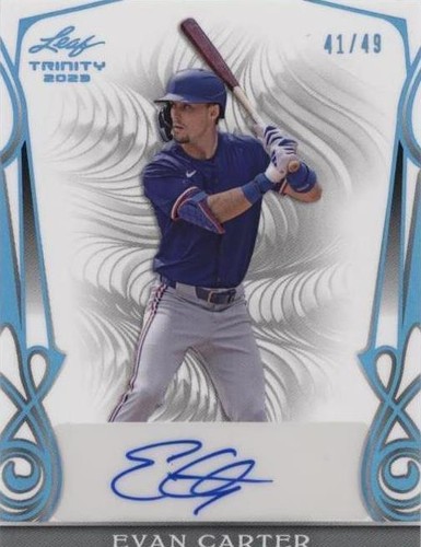 2023 Leaf Trinity - Evan Carter #BA-EC2