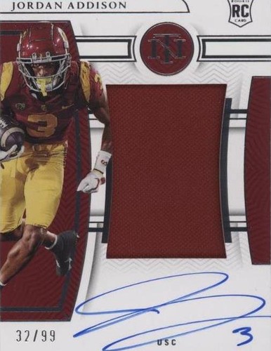 2023 Panini National Treasures Collegiate Jordan Addison #CMS-JOA