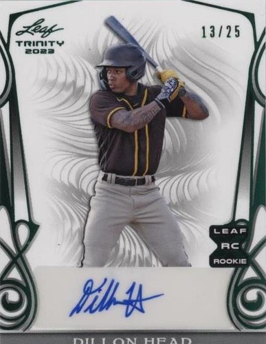 2023 Leaf Trinity - Dillon Head #BA-DH1